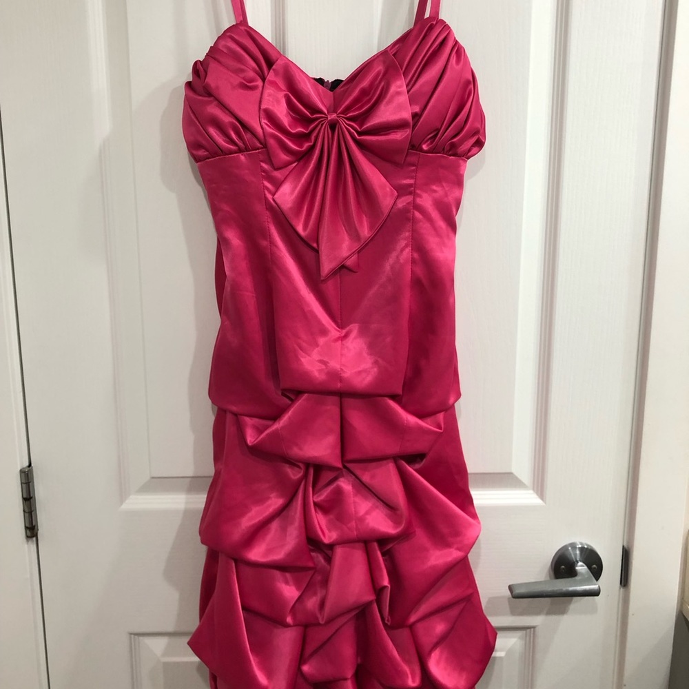 Pink girly custom made dress
